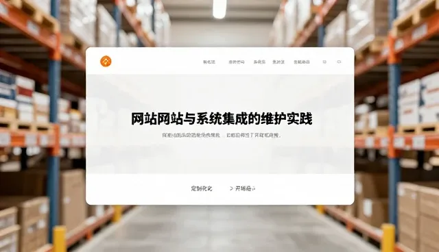 提升系统稳定性：网站建设与系统集成的维护实践